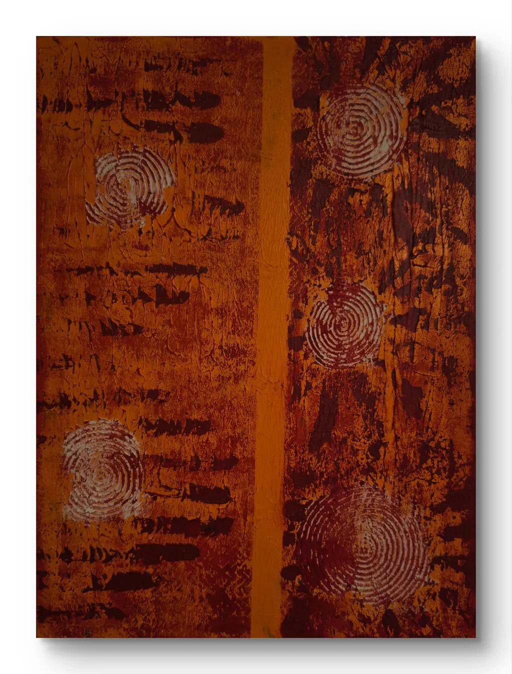 Ochre Spiral Matrix